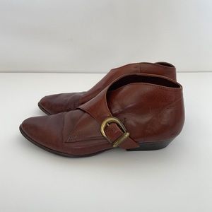 Vintage 90's Monk Strap Buckle Boots
